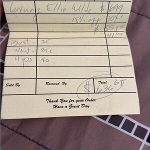 Ellie Wilde custom made dress for women